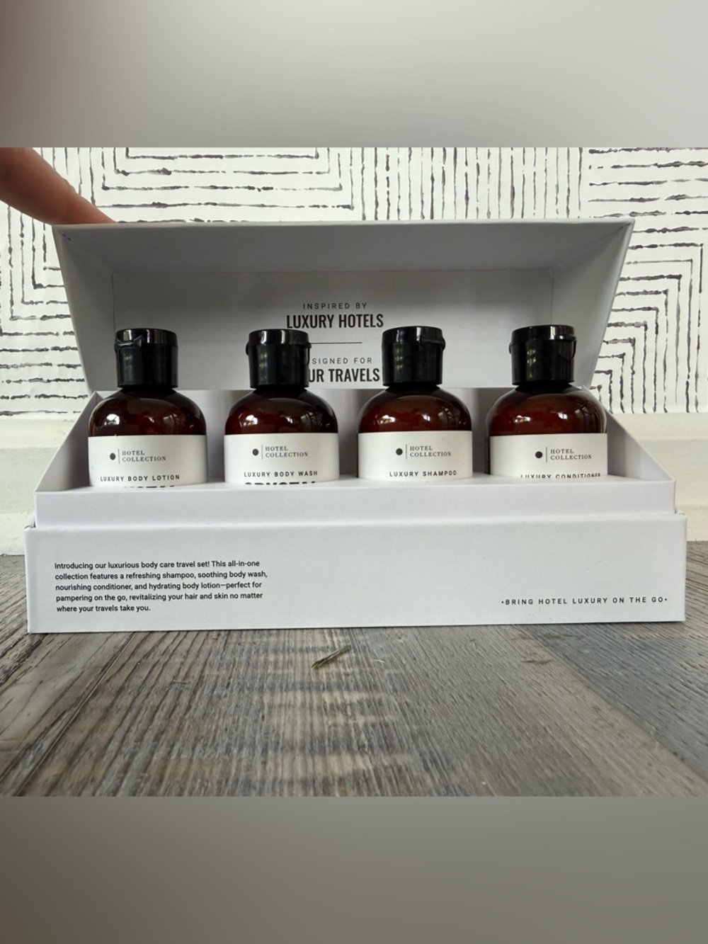 Hotel Collection Crystal Oud Bath & Body Luxury Travel Set - Picture 3 of 7